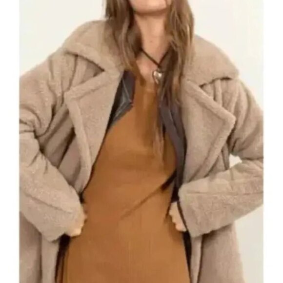 Abby Fur Peacoat - Picture 1 of 1